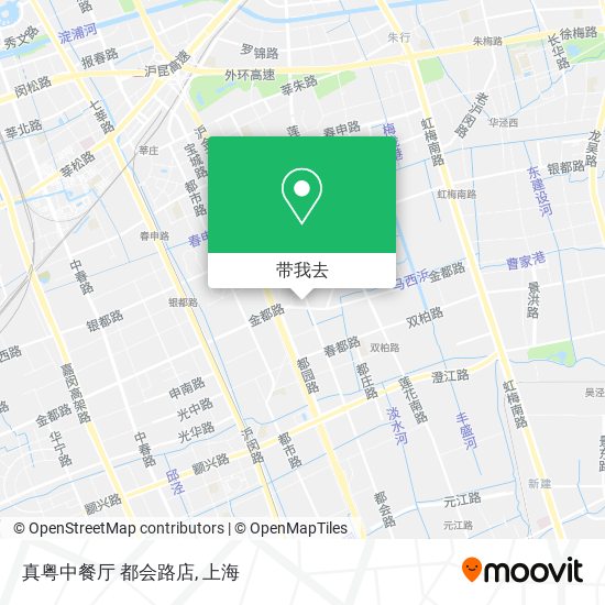 真粤中餐厅 都会路店地图