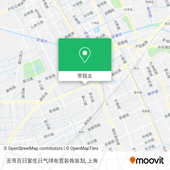 丑哥百日宴生日气球布置装饰策划地图