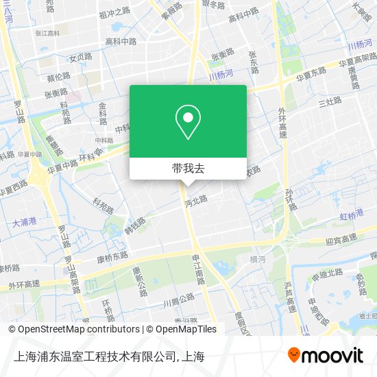 上海浦东温室工程技术有限公司地图