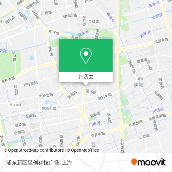 浦东新区星创科技广场地图