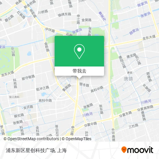 浦东新区星创科技广场地图