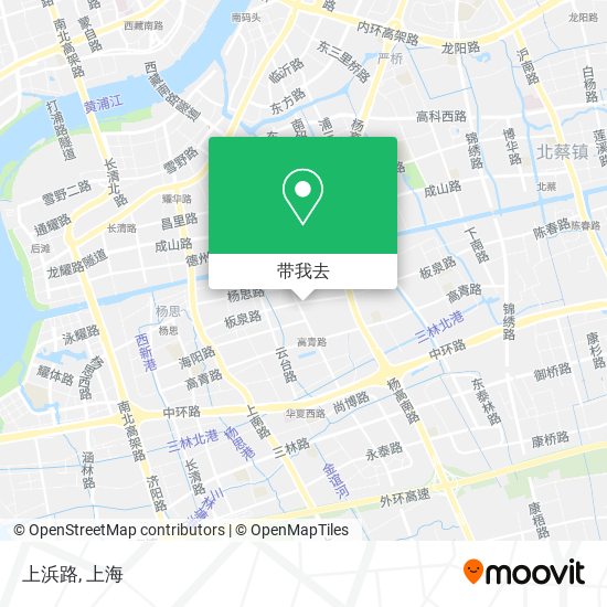 上浜路地图