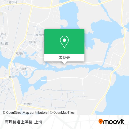 商周路道上浜路地图