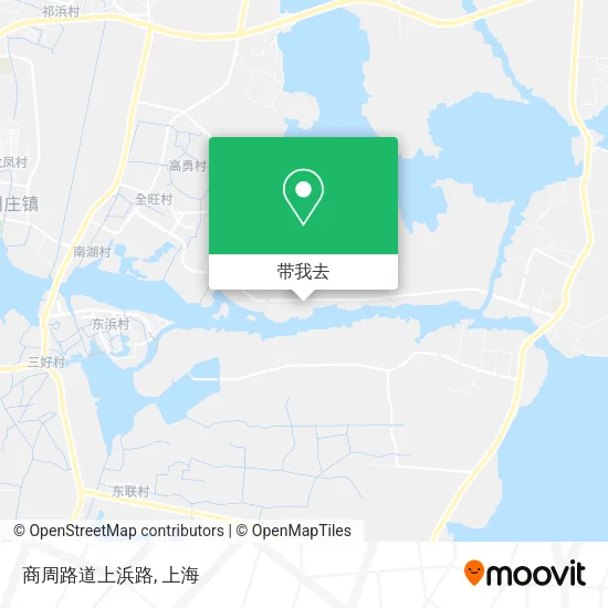 商周路道上浜路地图