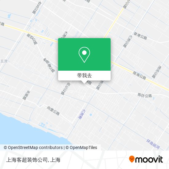 上海客超装饰公司地图