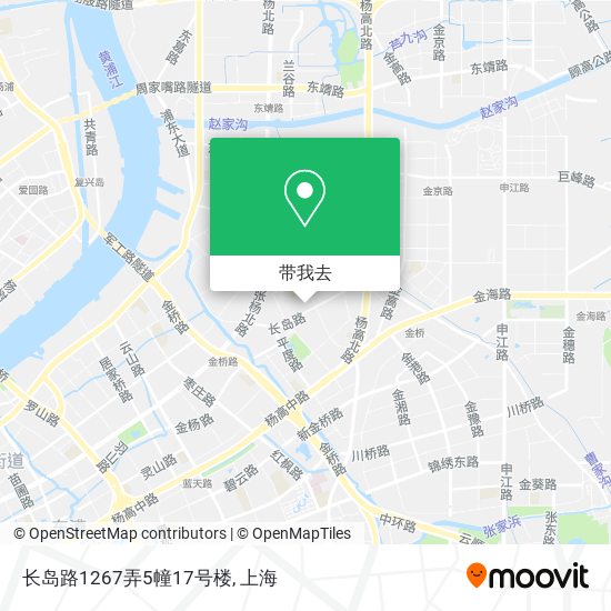 长岛路1267弄5幢17号楼地图