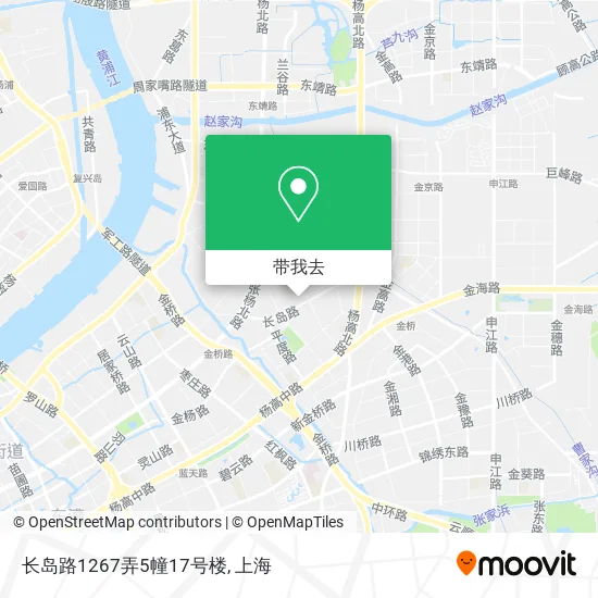 长岛路1267弄5幢17号楼地图