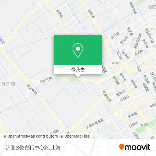 沪宜公路彭门中心路地图