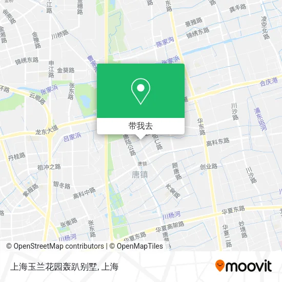 上海玉兰花园轰趴别墅地图