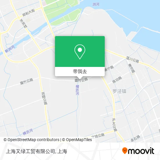 上海又绿工贸有限公司地图