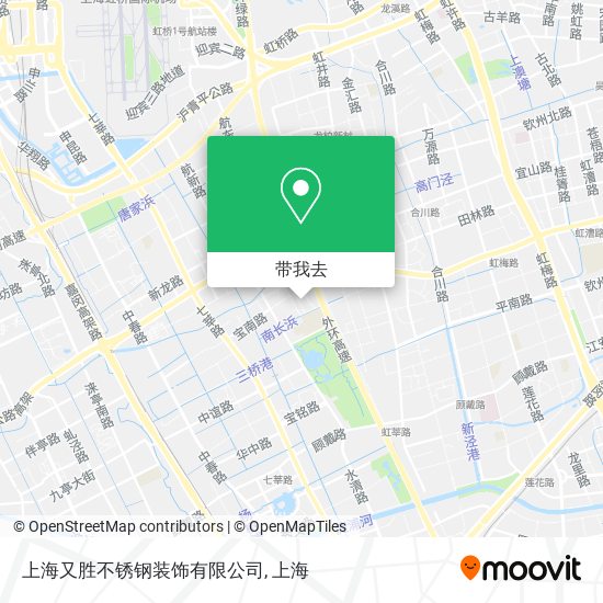 上海又胜不锈钢装饰有限公司地图