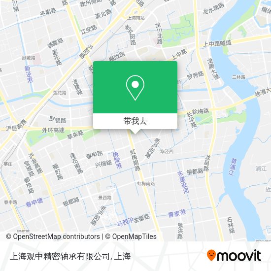 上海观中精密轴承有限公司地图