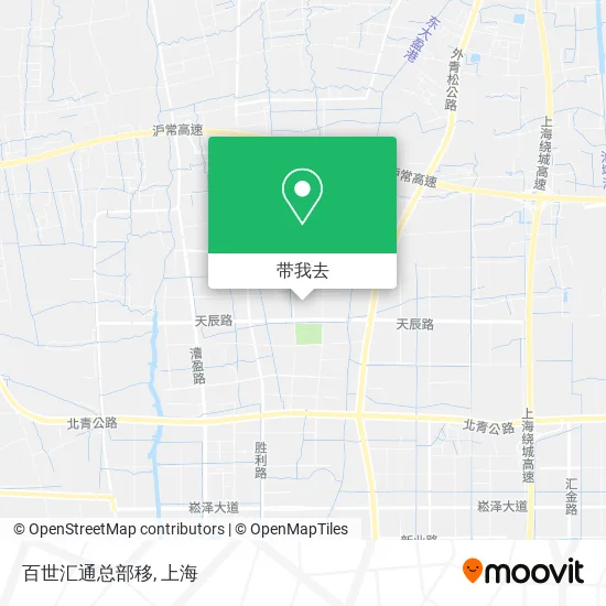 百世汇通总部移地图