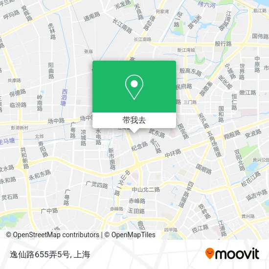 逸仙路655弄5号地图