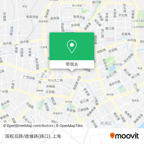 国权后路/政修路(路口)地图