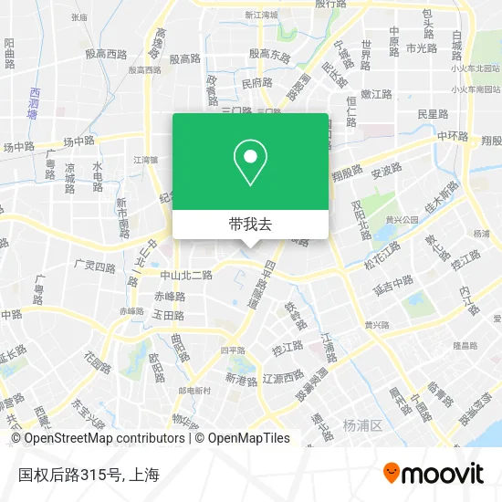 国权后路315号地图