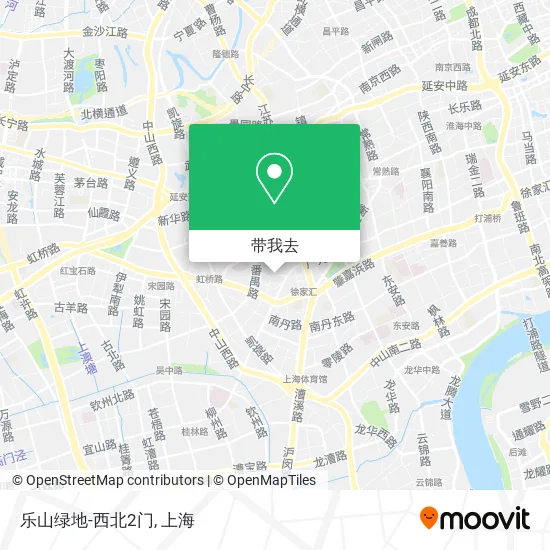 乐山绿地-西北2门地图