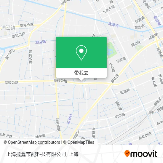 上海揽鑫节能科技有限公司地图