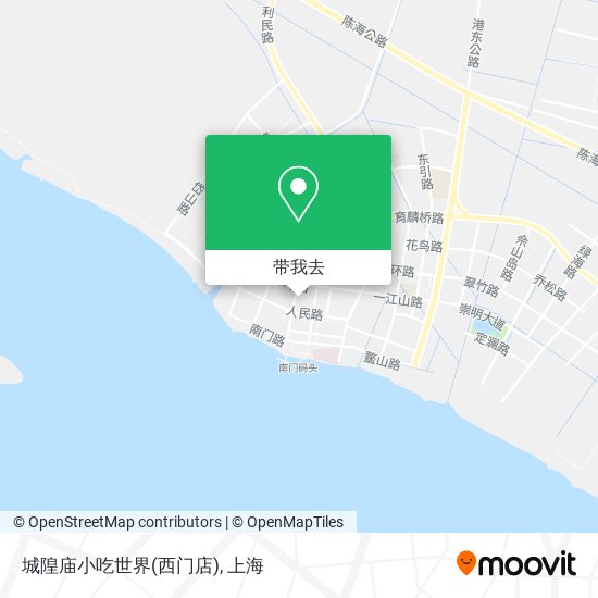 城隍庙小吃世界(西门店)地图