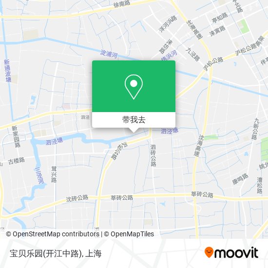 宝贝乐园(开江中路)地图