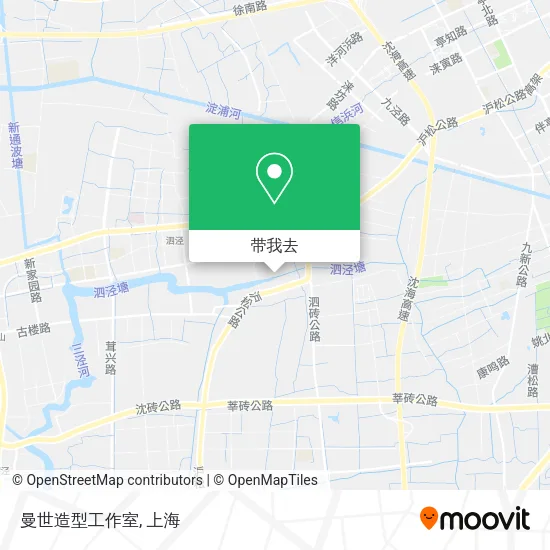 曼世造型工作室地图