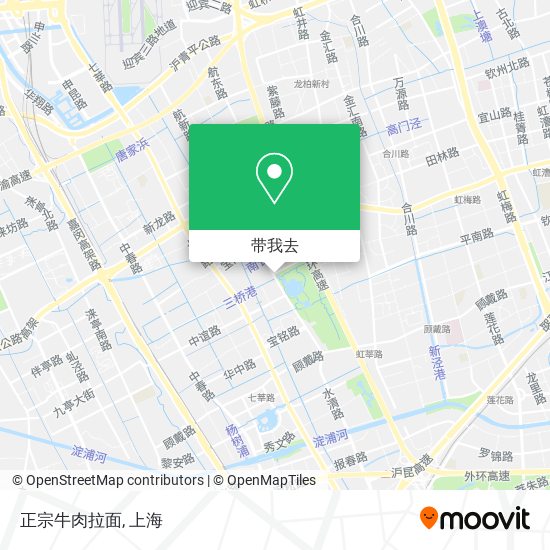 正宗牛肉拉面地图