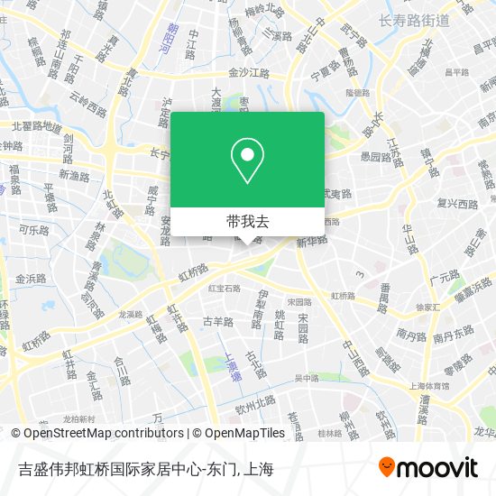 吉盛伟邦虹桥国际家居中心-东门地图