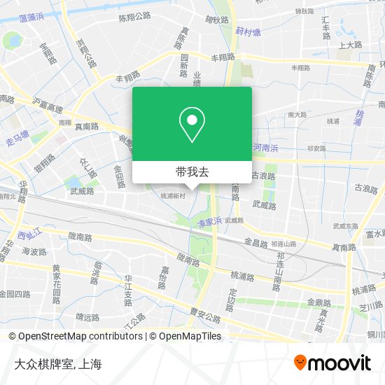 大众棋牌室地图