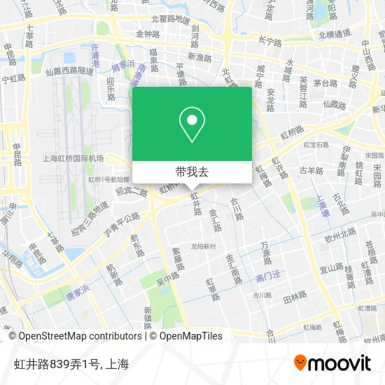 虹井路839弄1号地图