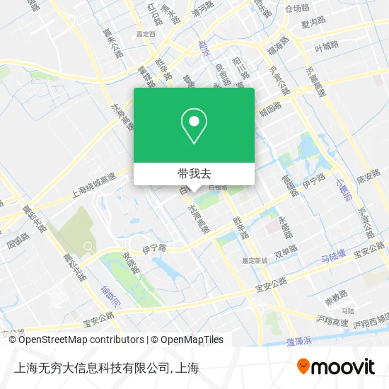 上海无穷大信息科技有限公司地图
