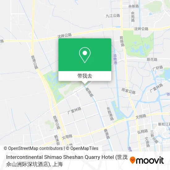 Intercontinental Shimao Sheshan Quarry Hotel (世茂佘山洲际深坑酒店)地图