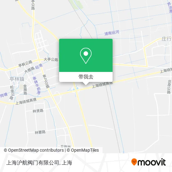 上海沪航阀门有限公司地图