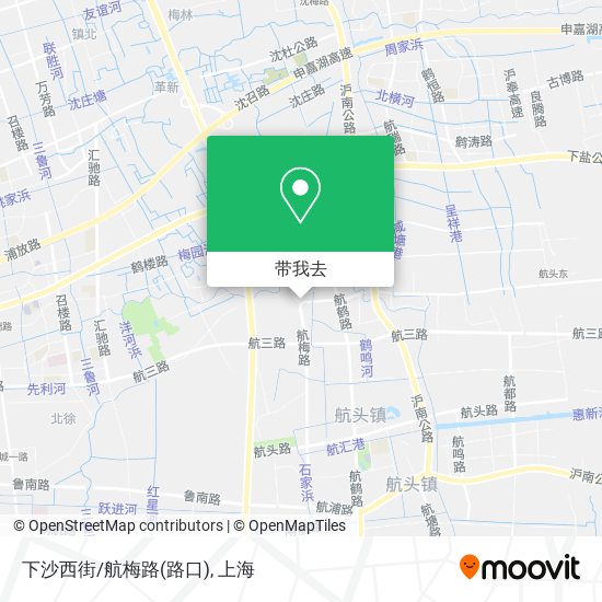 下沙西街/航梅路(路口)地图