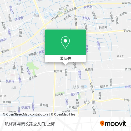 航梅路与鹤长路交叉口地图