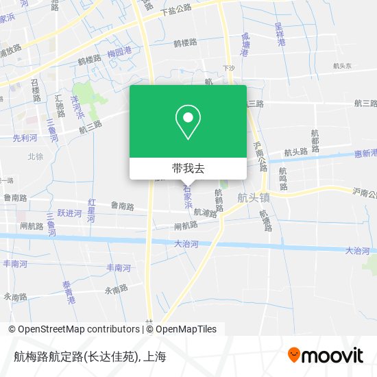 航梅路航定路(长达佳苑)地图