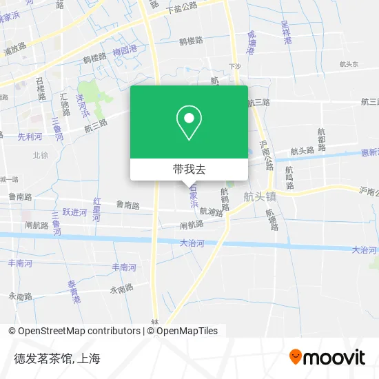 德发茗茶馆地图