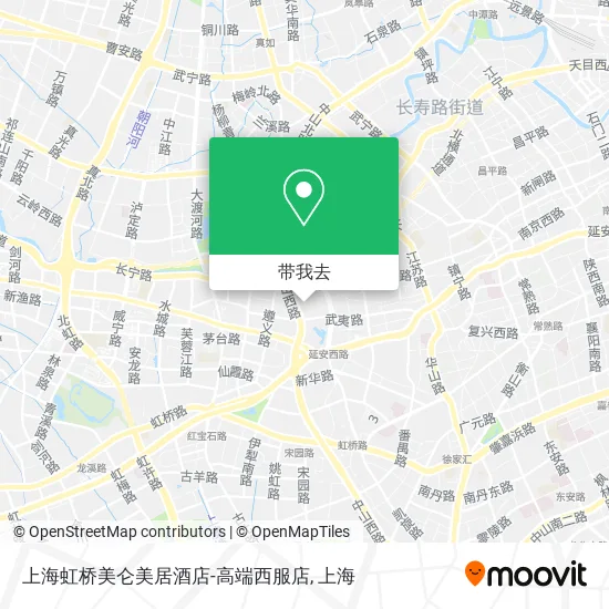 上海虹桥美仑美居酒店-高端西服店地图