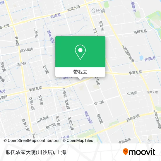 滕氏农家大院(川沙店)地图