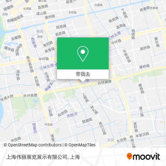 上海伟丽展览展示有限公司地图