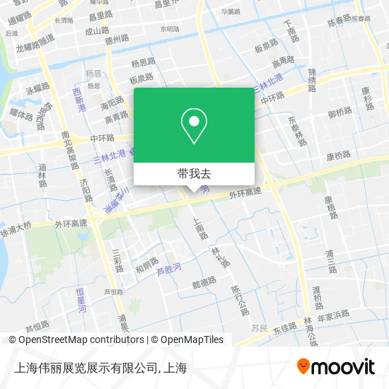 上海伟丽展览展示有限公司地图