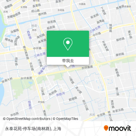 永泰花苑-停车场(南林路)地图