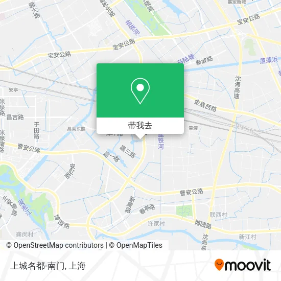 上城名都-南门地图