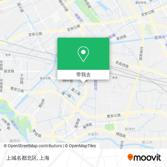 上城名都北区地图