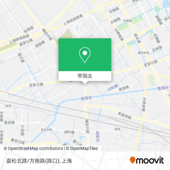 嘉松北路/方南路(路口)地图