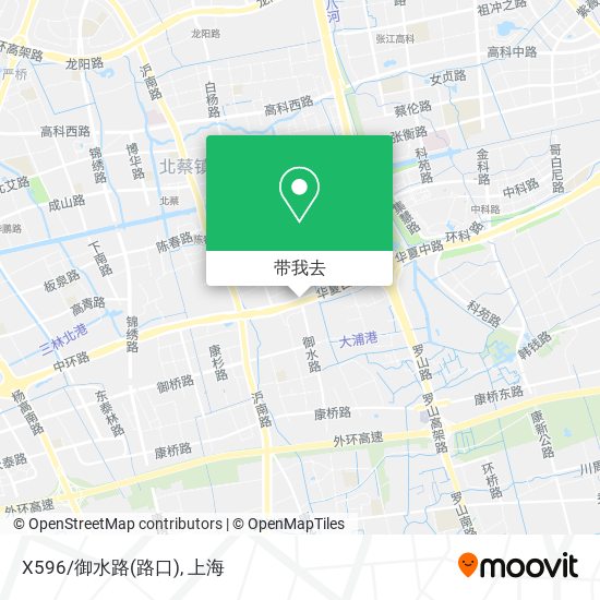 X596/御水路(路口)地图