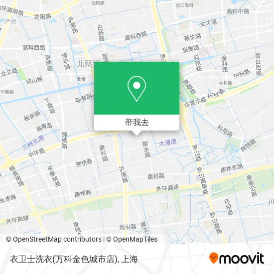 衣卫士洗衣(万科金色城市店)地图
