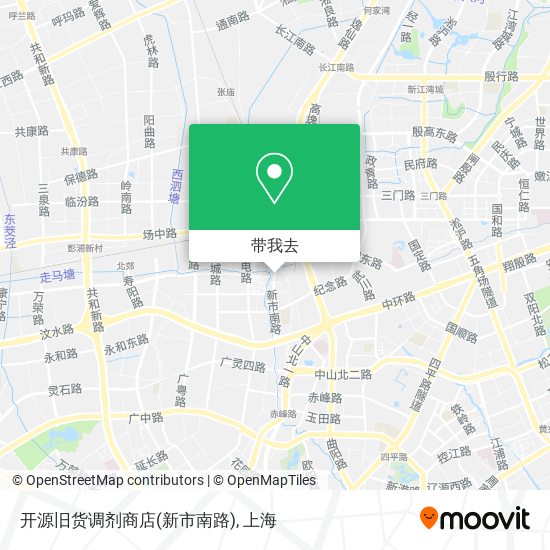 开源旧货调剂商店(新市南路)地图