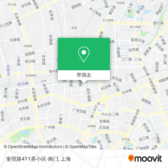 奎照路411弄小区-南门地图