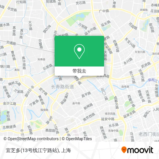宜芝多(13号线江宁路站)地图