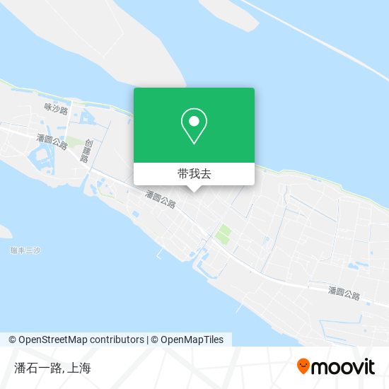 潘石一路地图